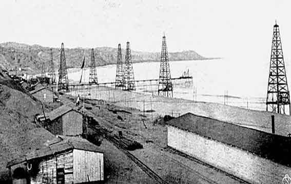 Yacimiento Petrolífero de Zorritos (Tumbes, Perú) | Fuente: SC (Mediados del siglo XX). 