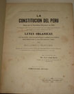 Constitución Política del Perú de 1834