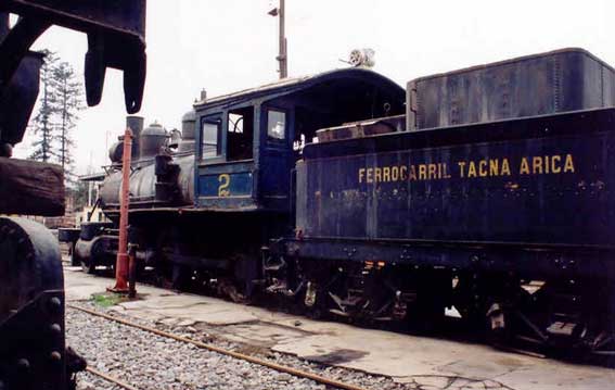 Ferrocarril Tacna - Arica | Fuente: Museo del Ferrocarril de Tacna.