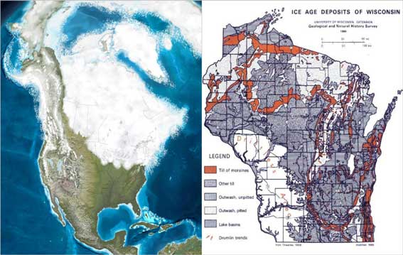 Glaciación de Wisconsin.