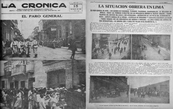 Paro General de Lima de 1919 | Fuente: Diario La Crónica (1919)