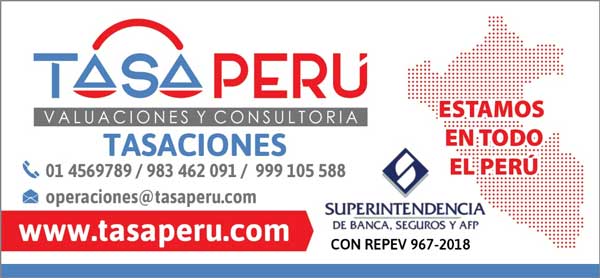 TasaPeru, tasación de activos en Perú